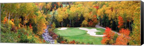 Framed New England Golf Course Print