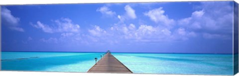 Framed Holiday Island, Maldives Print