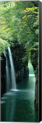 Framed Waterfall in Miyazaki, Japan Print