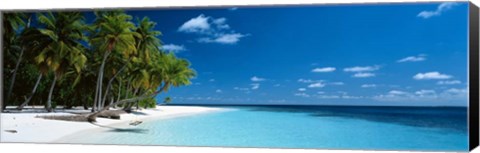 Framed Beach Maldives Print