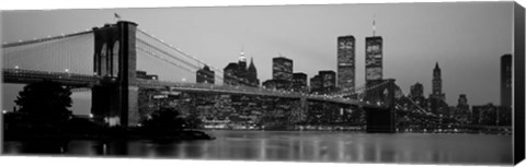 Framed Brooklyn Bridge, Manhattan, NYC Print