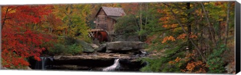 Framed Glade Creek Grist Mill, West Virginia Print