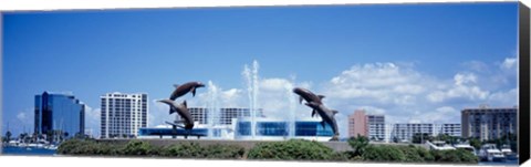 Framed Island Park, Sarasota, Florida Print