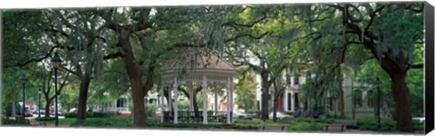 Framed Whitefield Square Historic District, Savannah, GA Print