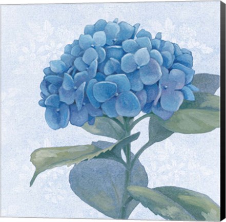 Framed Blue Hydrangea IV Crop Print