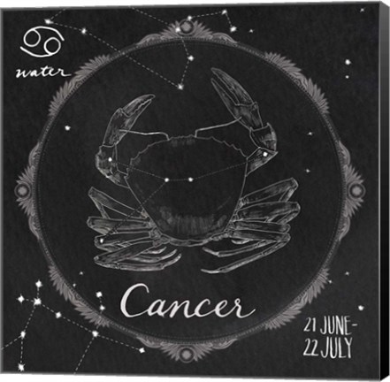 Framed Night Sky Cancer Print