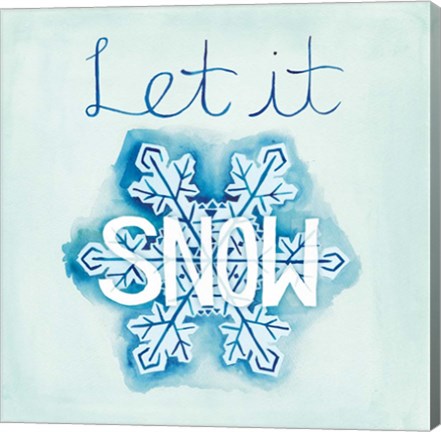 Framed Snowflake Sayings I Print