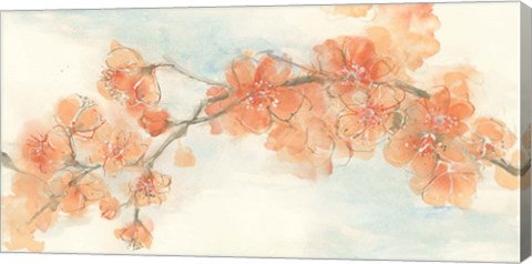 Framed Peach Blossom II Print