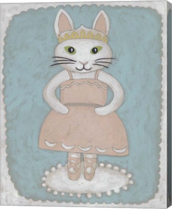 Framed Ballerina Animal II Print