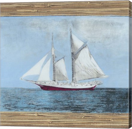 Framed Seagrass Nautical II Print