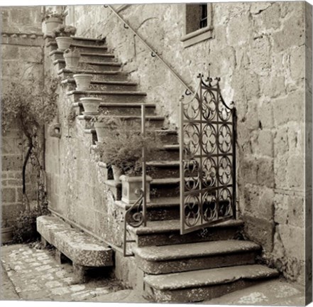 Framed Umbria Scala I Print