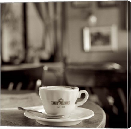 Framed Tuscany Caffe IV Print