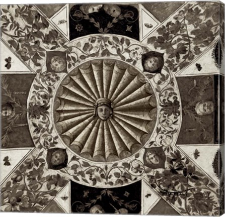 Framed Giardini Italiano VII Print