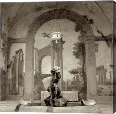 Framed Lombardy Giardini I Print