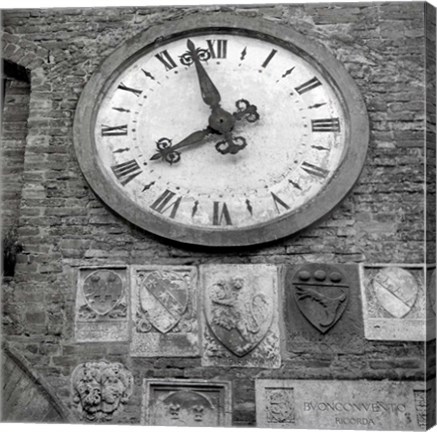 Framed Il Grande Orologio III Print