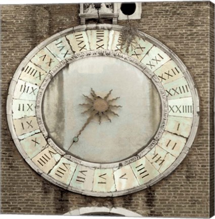Framed Il Grande Orologio V Print