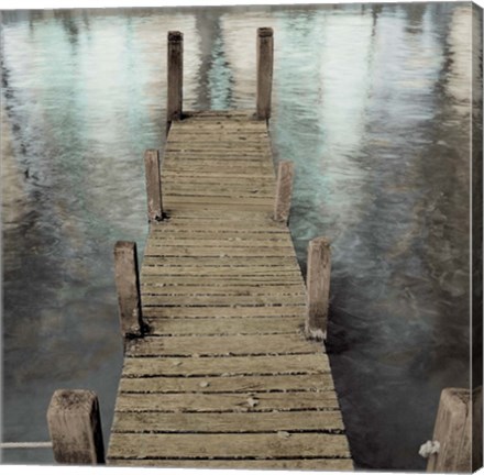 Framed Annecy Pier Print