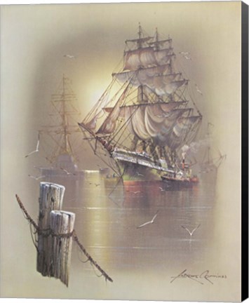 Framed Boat C Print