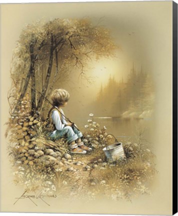 Framed Little Boy Print