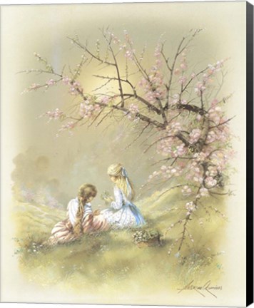 Framed Little Girl B Print