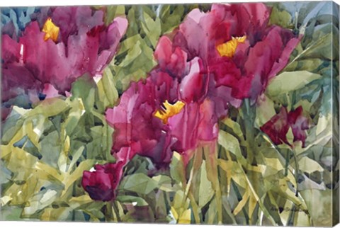 Framed Burgeoning Blossoms Print