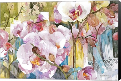 Framed Orchid Oasis Print