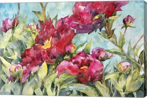 Framed Peony Paradise Print