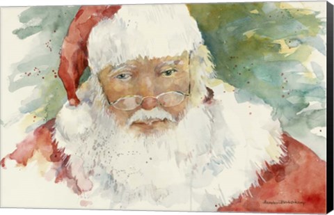 Framed Santa Print