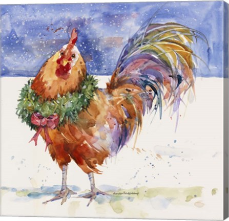 Framed Christmas Crower Print