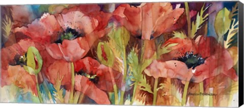 Framed Petals On Parade Print