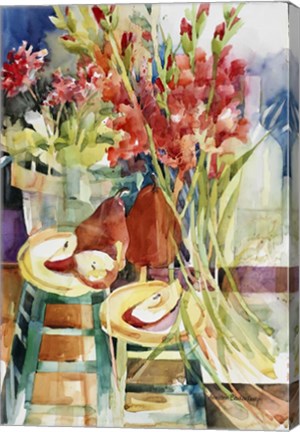 Framed Sweeping Blooms Print