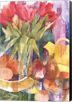 Framed Tabletop Tulips Print