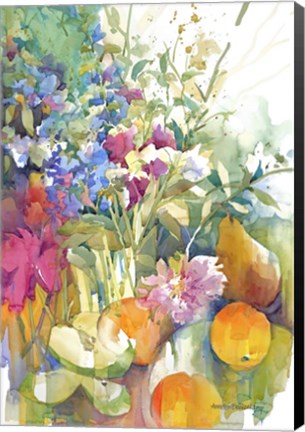 Framed Fruit Bouquet Print