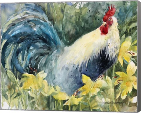 Framed Among The Lilies Print