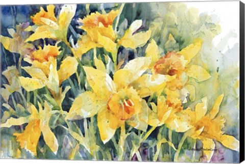 Framed Daffodil Party Print