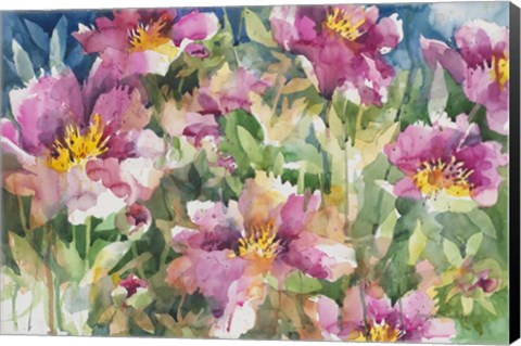 Framed Peony Personalities Print