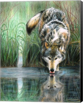 Framed Afternoon Reflection Print