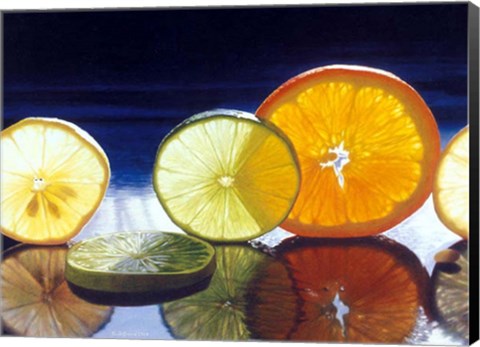 Framed Juicy Fruit Print