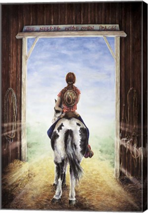 Framed Wide Open Spaces Print