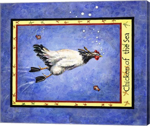 Framed Chicken Of The Sea Print