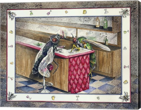 Framed Bar Flies Print