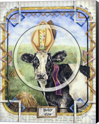 Framed Holey Cow Print