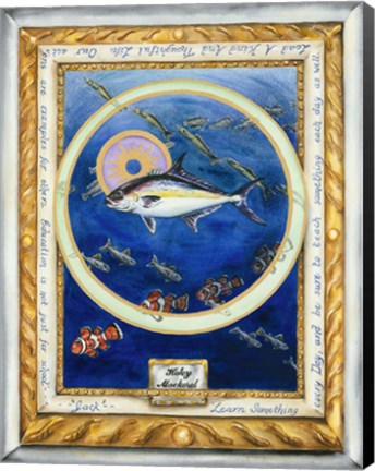 Framed Holey Mackerel Print