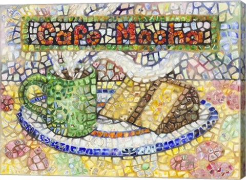 Framed Cafe Mocha Print