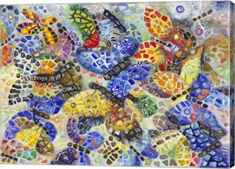 Framed Butterflies Print