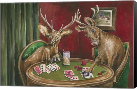 Framed Reindeer Games Print