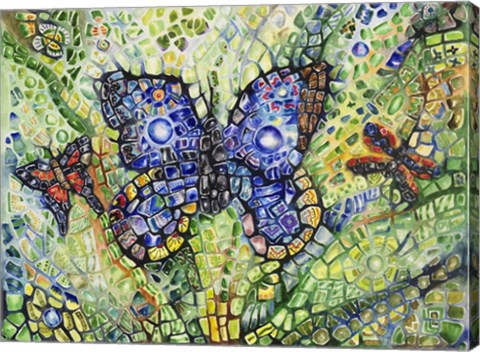 Framed Butterfly &amp; Friends Print