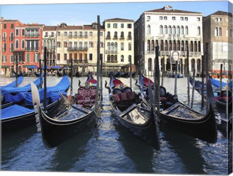 Framed Gondolas Print
