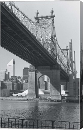 Framed Bridge over a River Print