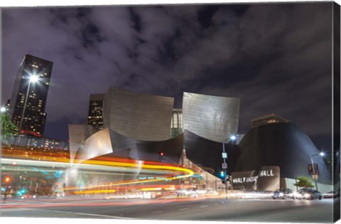 Framed Bus Streak Disney Concert Hall Print